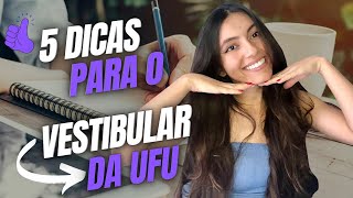 5 dicas para a Primeira Fase  Vestibular UFU [upl. by Allegna26]