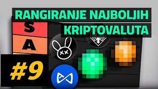 💎RANGIRANJE KRIPTOVALUTA 9 💎OTKRIVAM NAJBOLJE [upl. by Nayb]