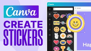 How To Create Stickers On Canva To Sell On Etsy 2024 Tutorial [upl. by Eseer]