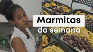 Fazendo marmitas congeladas para a semana  Vlog Meyri Matos [upl. by Kanor]