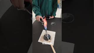 FLAME TEST LAB 🧫 explore physics study science technology viralvideo shortvideoexperiment [upl. by Eelorac59]