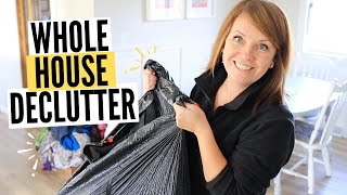 WHOLE House Declutter amp Clean with Me [upl. by Amabel256]