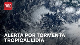 Alerta en costa de Guerrero por tormenta tropical Lidia  Las Noticias [upl. by Lindo415]