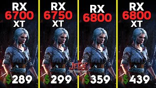 RX 6700 XT vs RX 6750 XT vs RX 6800 vs RX 6800 XT  Ryzen 5 7600  Tested in 15 games [upl. by Mikah]