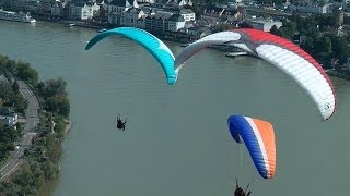 Gleitschirmfliegen am Boppard [upl. by Donna829]