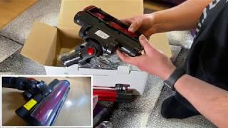 MooSoo Cordless Vacuum Cleaner Handheld device 18KPa suction power cleaner unboxing  instructions [upl. by Vasquez]