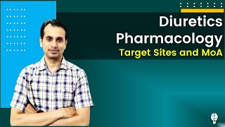 Diuretic Drugs Pharmacology Part 1 Target Site and Mechanism of Action of Diuretics [upl. by Melar]