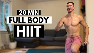 20 Min Wild HIIT Workout At Home Full Body No Repeats [upl. by Linzer]