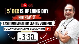 Yash Homeopathic Centre Jodhpur is live [upl. by Adehsar597]