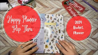 Happy Planner Disney 100 Flip Thru My Budget Planner for 2024 🎉 [upl. by Olinde]