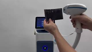 808 Diode Laser Hair Removal Machine Facial Handle Diode Laser Laser Hair Removal Machine [upl. by Sucramaj799]