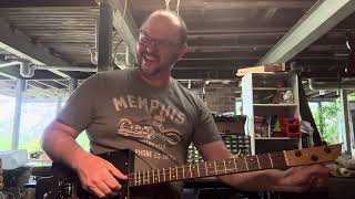 Juke Joint Rocker 3 string Cigar Box Guitar [upl. by Adnar]