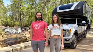 Living in a Pickup Truck Camper Off Grid [upl. by Jinny]