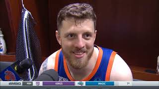 Isaiah Hartenstein PostGame Interview  Brooklyn Nets vs New York Knicks [upl. by Abba]