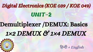 Demultiplexer DEMUX Basics 1×2 DEMUX amp 1×4 DEMUX working Truth Table Circuit Diagram [upl. by Eelaroc413]