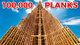 WORLD RECORD Kapla Tower Collapse BREATHTAKING [upl. by Lehcor951]