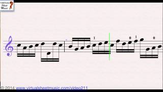 Rudolf Kreutzers Study No 1 from Kreutzer Studies for Violin Solo [upl. by Hekking961]