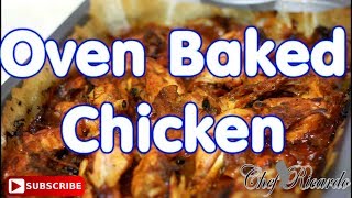 Best Oven Baked Chicken For Christmas Dinner Recipe  Recipes By Chef Ricardo [upl. by Ayotahs]