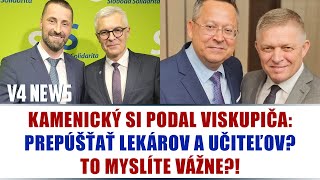 KAMENICKÝ SI PODAL VISKUPIČA PREPÚŠŤAŤ LEKÁROV A UČITEĽOV TO MYSLÍTE VÁŽNE [upl. by Daffi858]