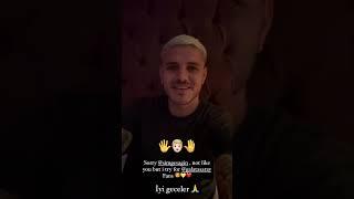 ❤️ Mauro Icardi quotAşkın Olayımquot şarkısını söyledi  galatasaray shorts icardi [upl. by Richelle686]