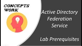 ADFS  Active Directory Federation Service  Lab setup  2023 [upl. by Adore349]