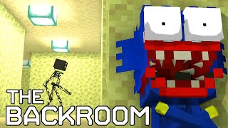 BACKROOM ft BABY HUGGY WUGGY  MINECRAFT ANIMATION [upl. by Geirk]