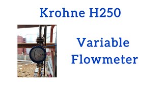 krohneh250  variable flowmeter  Rotameter  liquidsampgases  sapinstruments [upl. by Aleka]