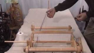 The Kromski Harp  Part 2  Using the Warping Peg [upl. by Lirva]