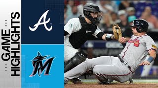 Braves vs Marlins Game Highlights 91523  MLB HIghlights [upl. by Marietta]