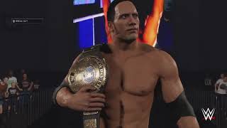 The Rock Vs Mankind  WWE 2K24 [upl. by Ylekalb]