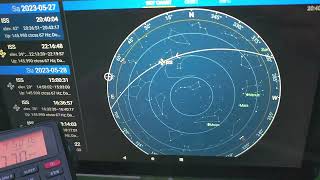 Yaesu FT65 on 436800 MHz ISS International Space Station repeater UHF range [upl. by Atsyrc]