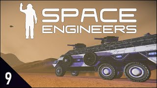 Space Engineers Escape From Mars Episode 9  Put Up A Parking Lot [upl. by Epilihp]