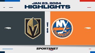 NHL Highlights  Golden Knights vs Islanders  January 23 2024 [upl. by Itteb892]