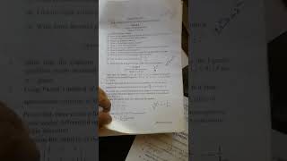 MSc math department question 20192020 year [upl. by Yrrehs]