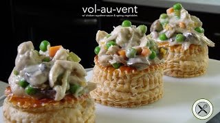 VolAuVent Chicken Supreme Sauce – Bruno Albouze [upl. by Alyel17]