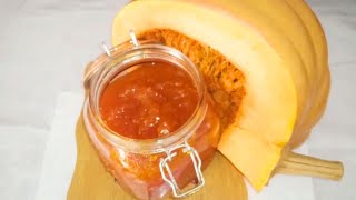 Confiture de courge ou confiture de citrouille  Recette Simple [upl. by Elraet347]