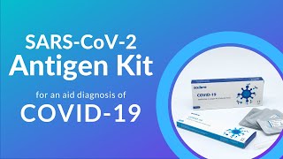 Goldsite COVID19 series SARSCoV2 Antigen Kit Operation Video [upl. by Anselma]