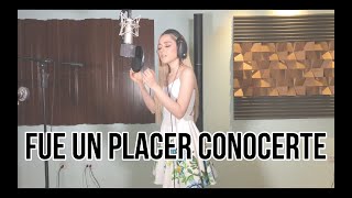 Fue Un Placer Conocerte  Juan Gabriel Carolina Ross cover [upl. by Zarla]