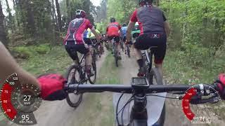 Wyścig pięciu Jezior IŁAWA MTB MARATON 29042018r [upl. by Paten]