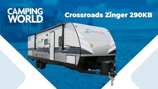 2020 Crossroads Zinger 290KB  Travel Trailer  RV Review Camping World [upl. by Acinat]