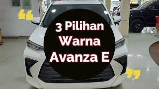 Yang Mana Warna Pilihanmu Pada All New Avanza Type E Tahun 2024 Toyota Medan 085362072000 [upl. by Siward]