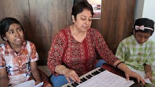 Bulbul pakhi moyna tiye ll Debashree Goswami Music ll Tutorial class [upl. by Coheman]