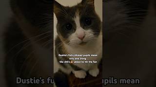 What do dilated pupils in a cat mean cat cute [upl. by Aserej]