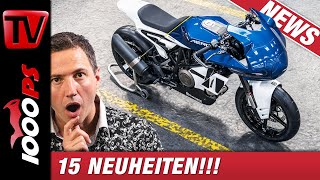 Motorrad Neuheiten 2021  Motorradmesse mit 1000PS  EICMA und INTERMOT am Sofa [upl. by Draper969]