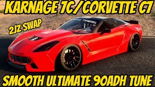 Carx drift racing online Karnage 7CCorvette C7 2JZ swap smooth ultimate 90adh tune day87 [upl. by Menedez]