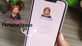 Como personalizar tu iPhone con este lindo widget utilizando Widgy  Memoji en tu inicio 🌟 [upl. by Aieken521]