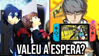 As novas versões de Persona 3 Portable e Persona 4 Golden VALEM A PENA [upl. by Eiggep]