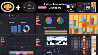 Python Interactive Dashboard Development using Streamlit and Plotly [upl. by Selden865]