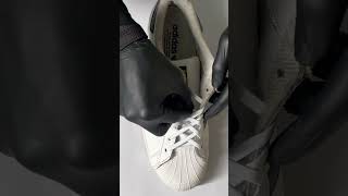 Diamond rijgmethode voor perfect gestrikte veters in je schoenensneakers shoetying shoelaces [upl. by Weidar]