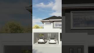 2 STOREY HOUSE DESIGN ON 243 SQ MTR LOT [upl. by Aihsia]